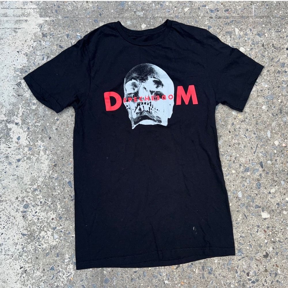 Depeche Mode Memento Mori World Tour 2023 T-Shirt Black Skull Mens Small